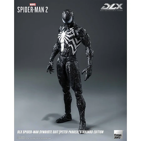 [Preventa Abierta] Marvel Spider-Man 2 Spider-Man Symbiote Suit Peter Parker Standard Edition DLX Action Figure