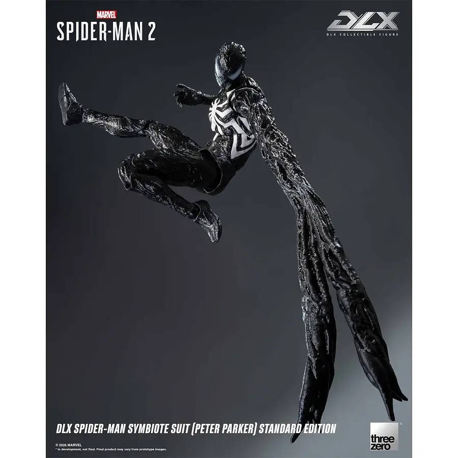 [Preventa Abierta] Marvel Spider-Man 2 Spider-Man Symbiote Suit Peter Parker Standard Edition DLX Action Figure 16