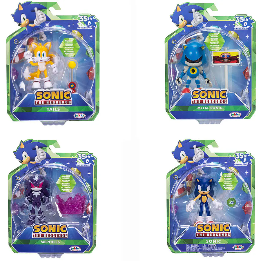 Sonic the Hedgehog 4-Inch Action Figures with Accessory Wave 23 W23MAY26 1