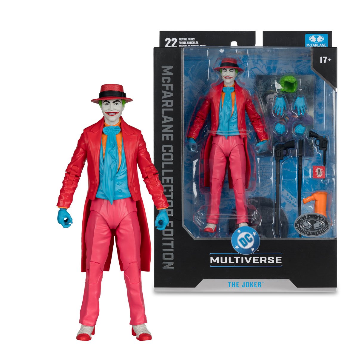アメコミ McFarlane Toys DC Multiverse The Joker DC Multiverse Theatrical Deluxe The Joker™ (Batman™) 7-Inch | Avso