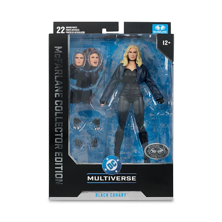 DC Multiverse McFarlane Collector Edition Wave 14 Black Canary DC Rebirth #54 7-Inch Scale Action Figure (Platinum)