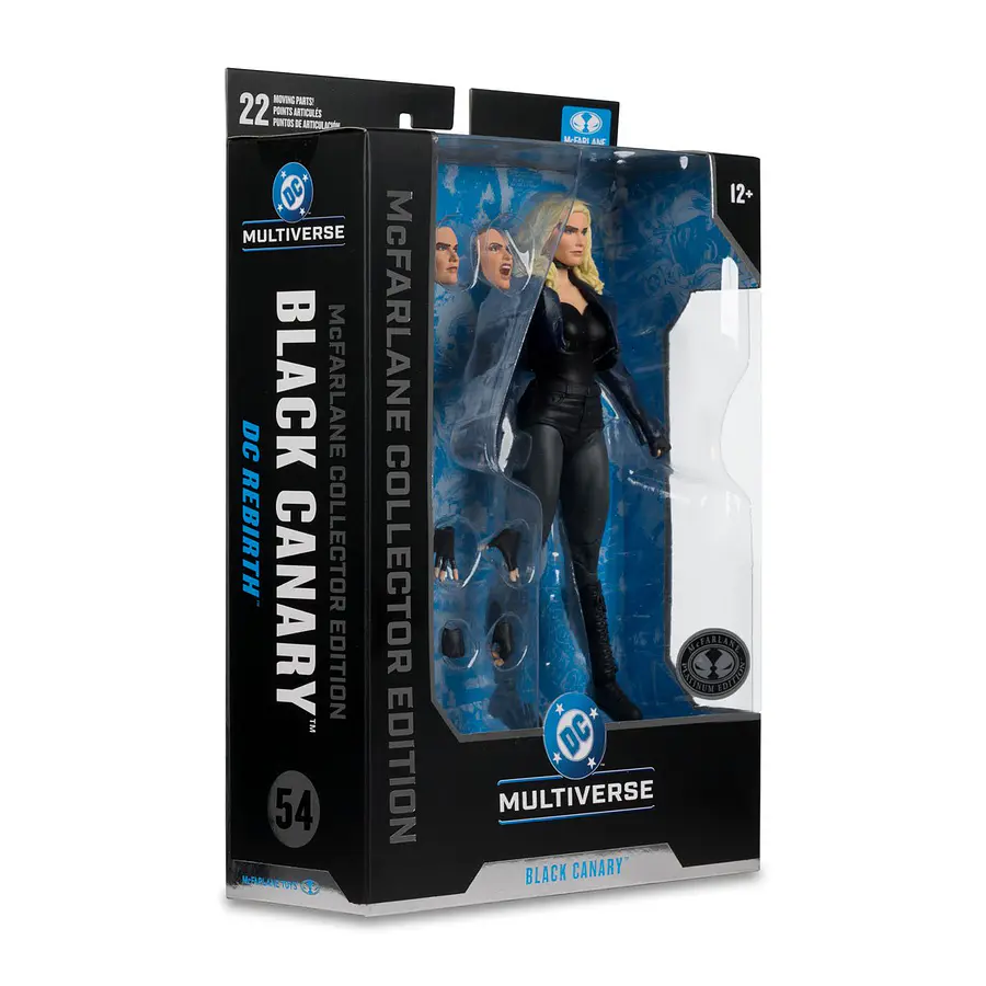 DC Multiverse McFarlane Collector Edition Wave 14 Black Canary DC Rebirth #54 7-Inch Scale Action Figure (Platinum) 5