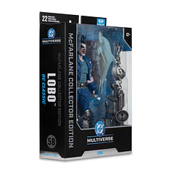 DC Multiverse McFarlane Collector Edition Wave 14 Lobo DC Classic #58 7-Inch Scale Action Figure (Platinum) 7