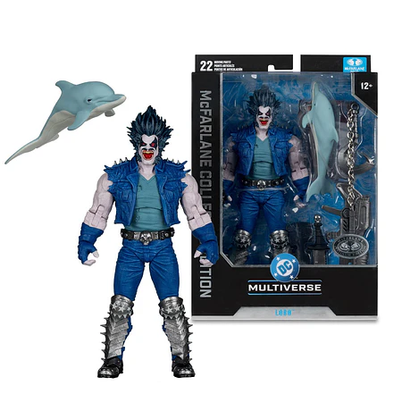 DC Multiverse McFarlane Collector Edition Wave 14 Lobo DC Classic #58 7-Inch Scale Action Figure (Platinum)