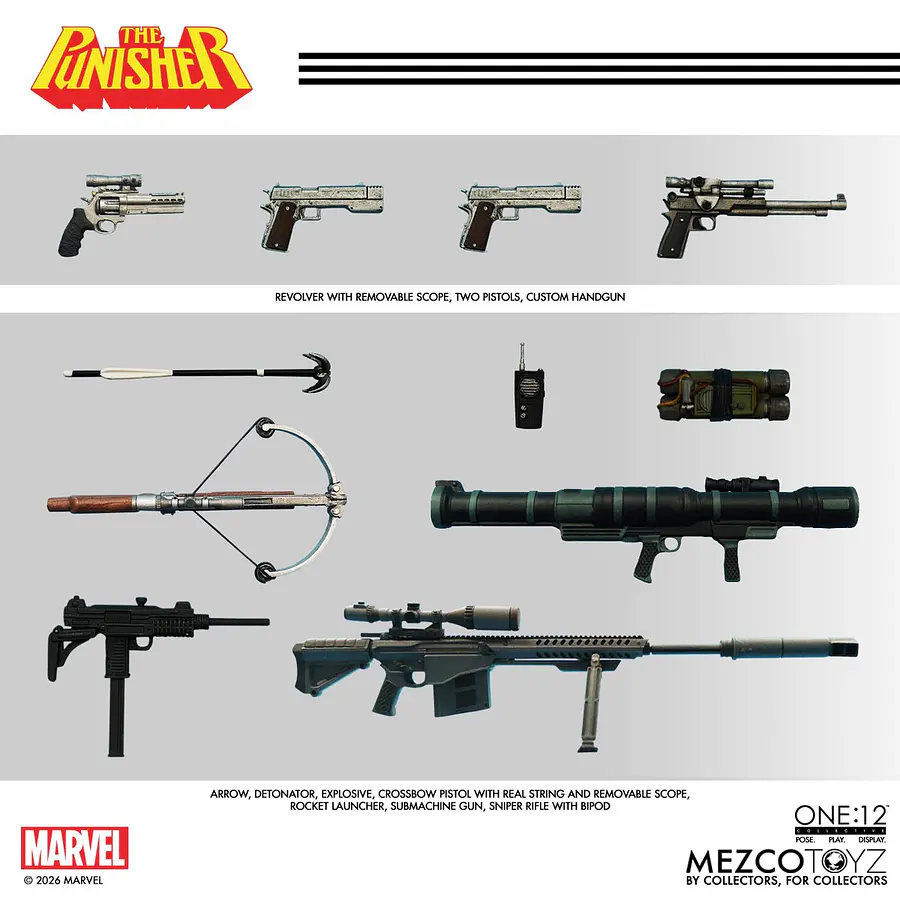 [Preventa Abierta] The Punisher One:12 Collective Action Figure 3