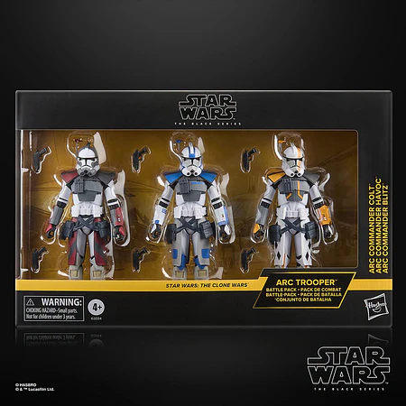 [Preventa Abierta] Star Wars: The Clone Wars The Black Series ARC Trooper Battle Pack G3334