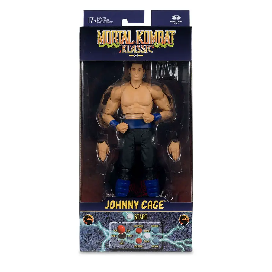Mortal Kombat Klassic Wave 4 Johnny Cage 7-Inch Scale Action Figure 3