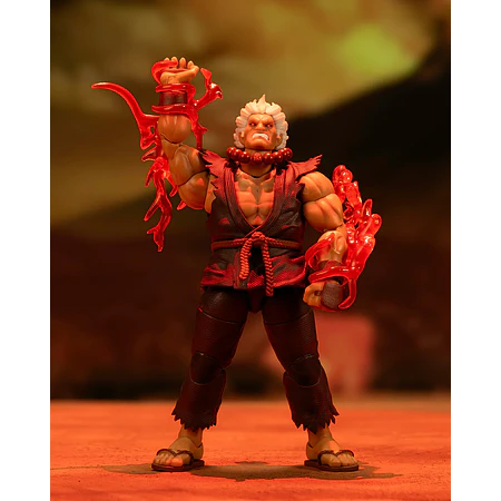 [Preventa Abierta] ULTRA STREET FIGHTER II AKUMA 1/12 SCALE ACTION FIGURE DELUXE PLAYER 2 EXCLUSIVE