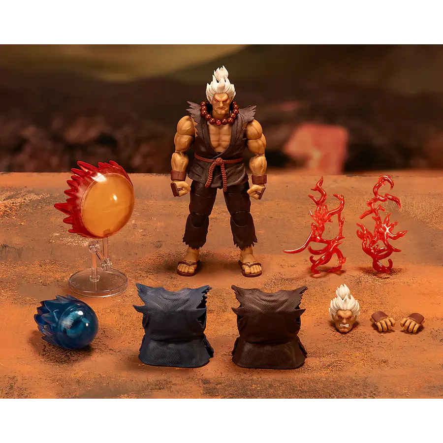 [Preventa Abierta] ULTRA STREET FIGHTER II AKUMA 1/12 SCALE ACTION FIGURE DELUXE PLAYER 2 EXCLUSIVE 2
