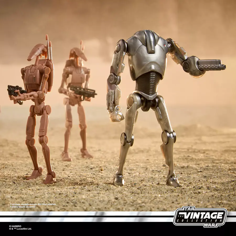 [Preventa Express] STAR WARS The Vintage Collection Super Battle Droid & Battle Droids (Geonosis) Exclusive 1
