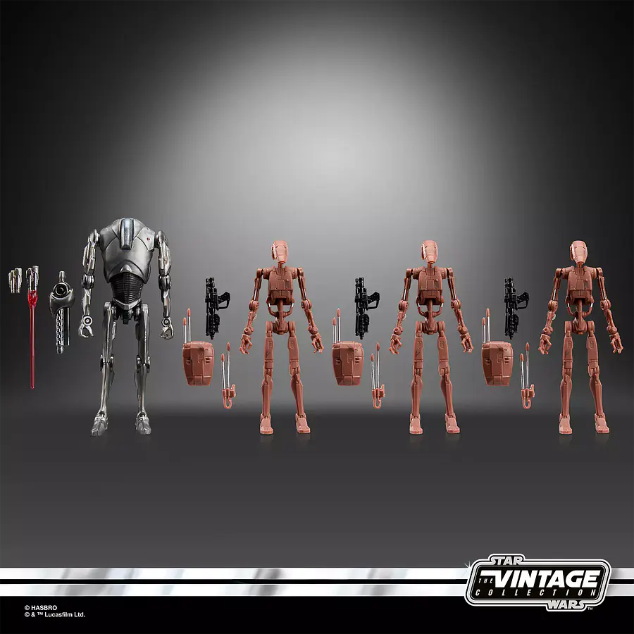 [Preventa Express] STAR WARS The Vintage Collection Super Battle Droid & Battle Droids (Geonosis) Exclusive 2