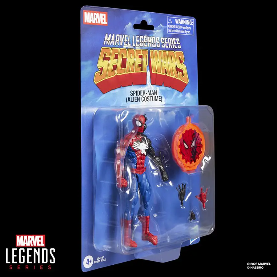 Marvel Legends Series Secret Wars Spider-Man (Alien Costume) 9