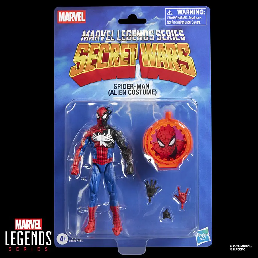 Marvel Legends Series Secret Wars Spider-Man (Alien Costume) 1