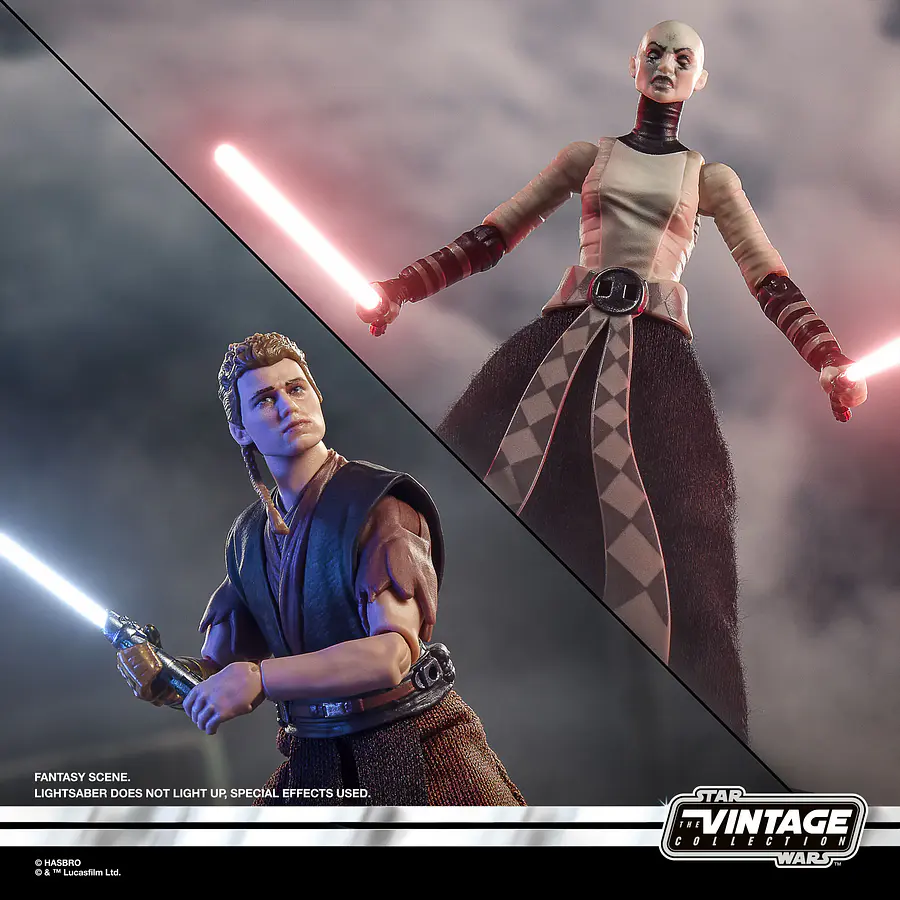 [Preventa Abierta] STAR WARS: THE VINTAGE COLLECTION ANAKIN SKYWALKER & ASAJJ VENTRESS (SDCC 2026) 1