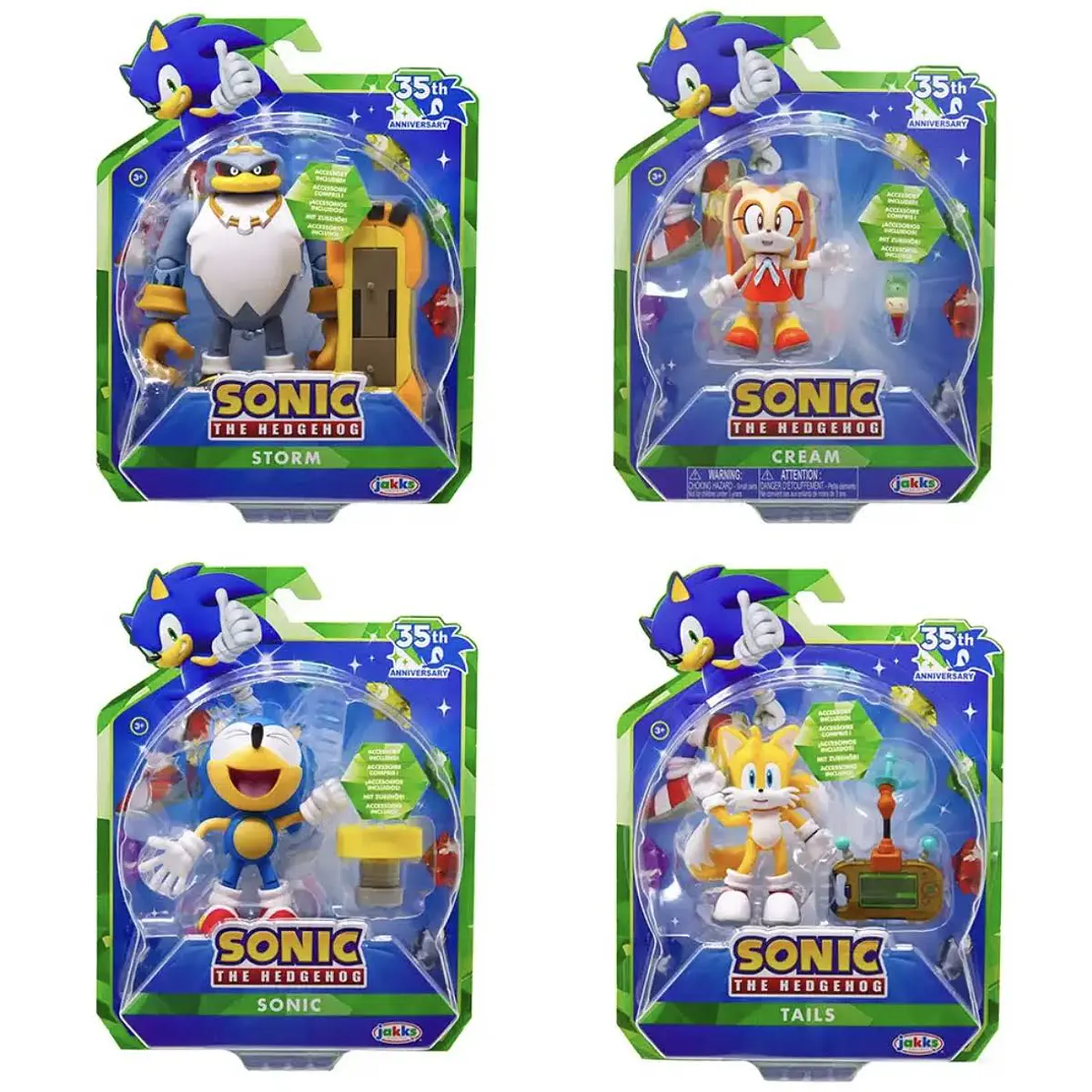 Preventa Abierta] Sonic the Hedgehog 4-Inch Action Figures | Avso Toyz
