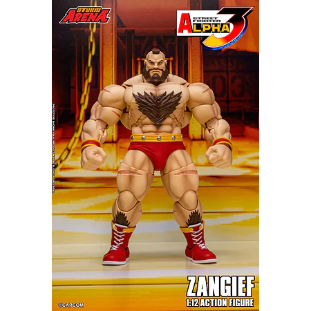 [Preventa Abierta] Street Fighter Alpha 3 Storm Arena Zangief 1/12 Scale Action Figure