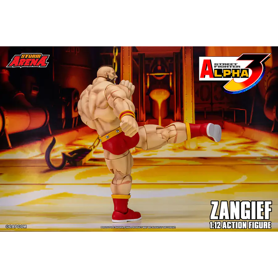 [Preventa Abierta] Street Fighter Alpha 3 Storm Arena Zangief 1/12 Scale Action Figure 7
