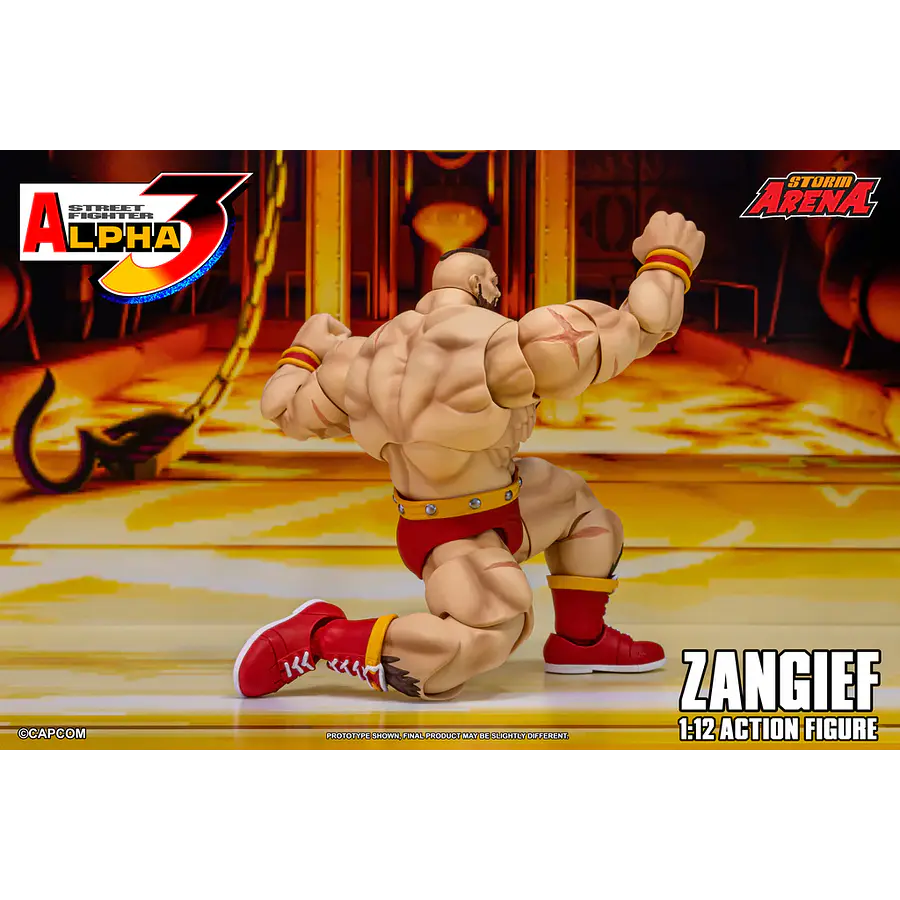 [Preventa Abierta] Street Fighter Alpha 3 Storm Arena Zangief 1/12 Scale Action Figure 8