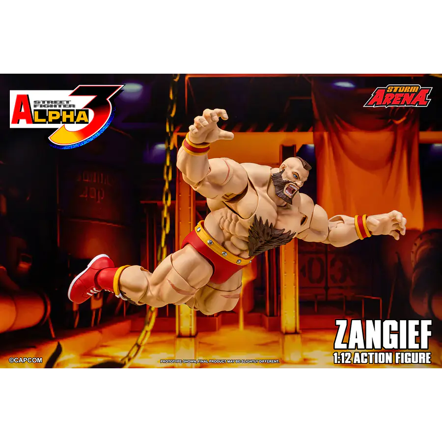 [Preventa Abierta] Street Fighter Alpha 3 Storm Arena Zangief 1/12 Scale Action Figure 10