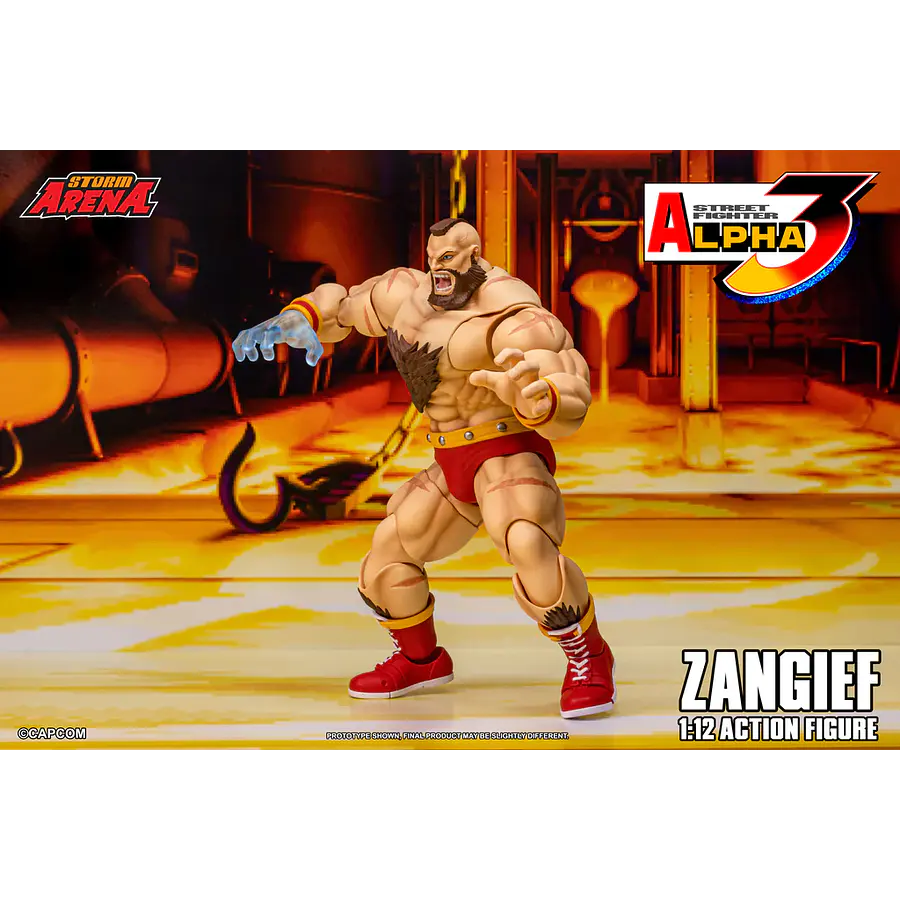 [Preventa Abierta] Street Fighter Alpha 3 Storm Arena Zangief 1/12 Scale Action Figure 13