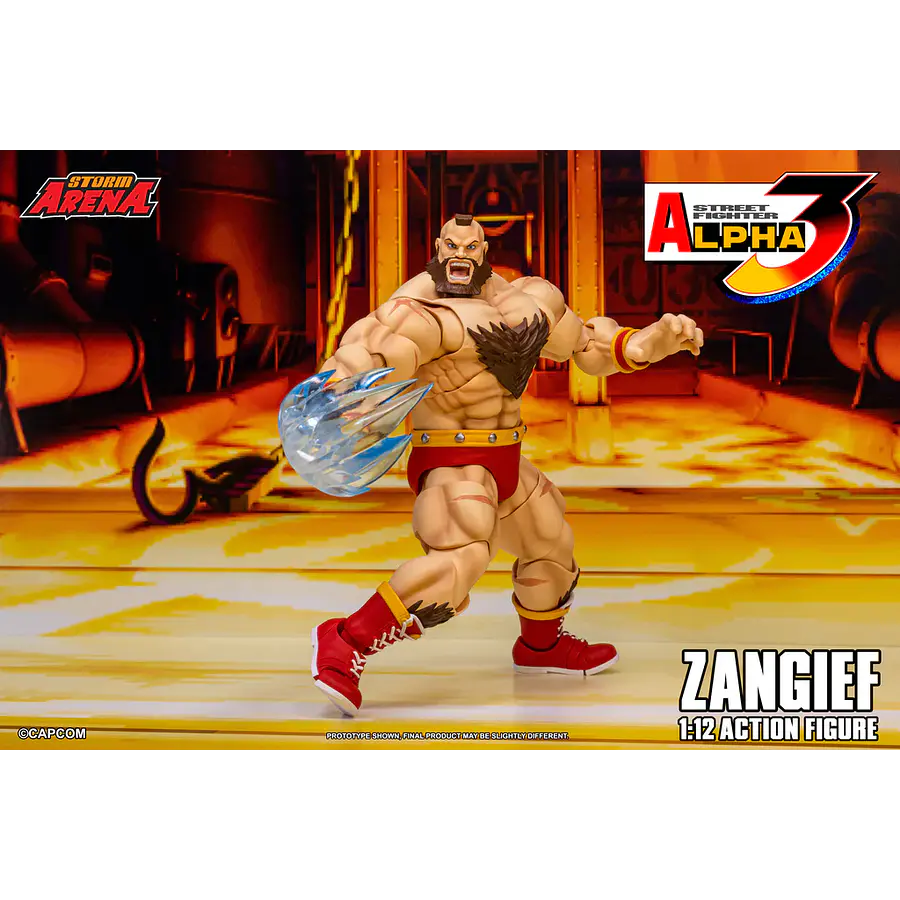 [Preventa Abierta] Street Fighter Alpha 3 Storm Arena Zangief 1/12 Scale Action Figure 15