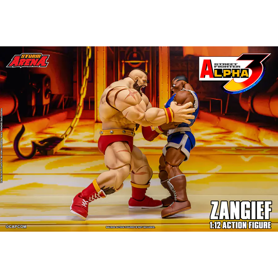 [Preventa Abierta] Street Fighter Alpha 3 Storm Arena Zangief 1/12 Scale Action Figure 16