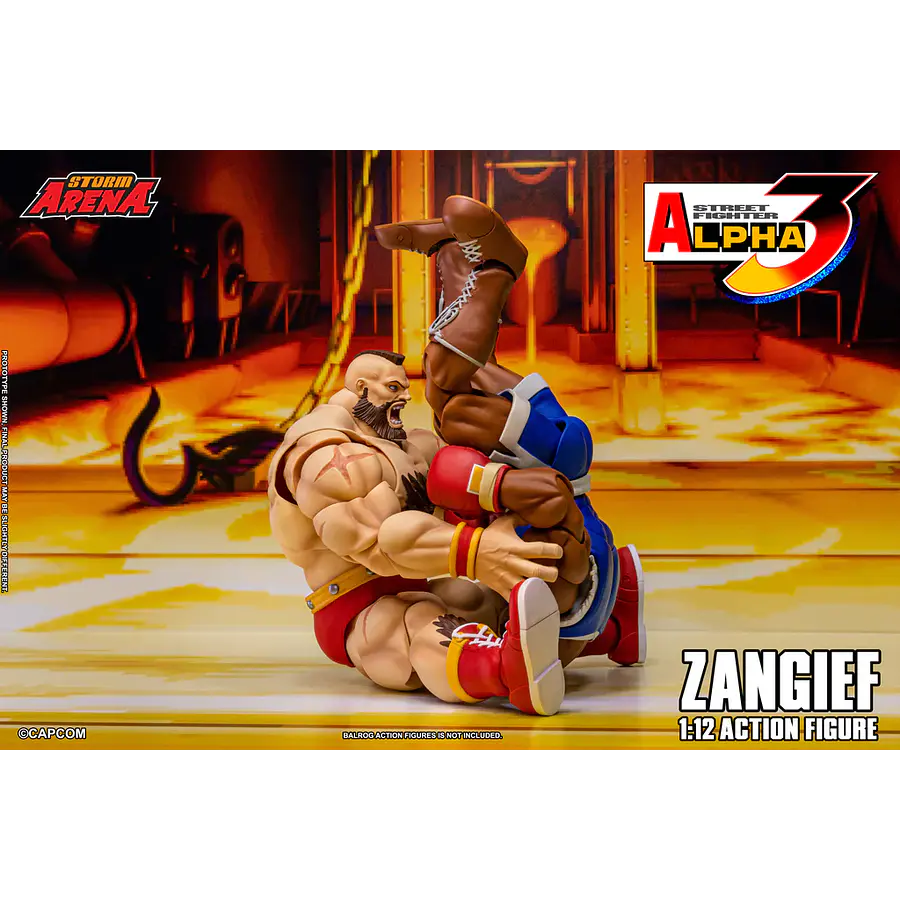 [Preventa Abierta] Street Fighter Alpha 3 Storm Arena Zangief 1/12 Scale Action Figure 17