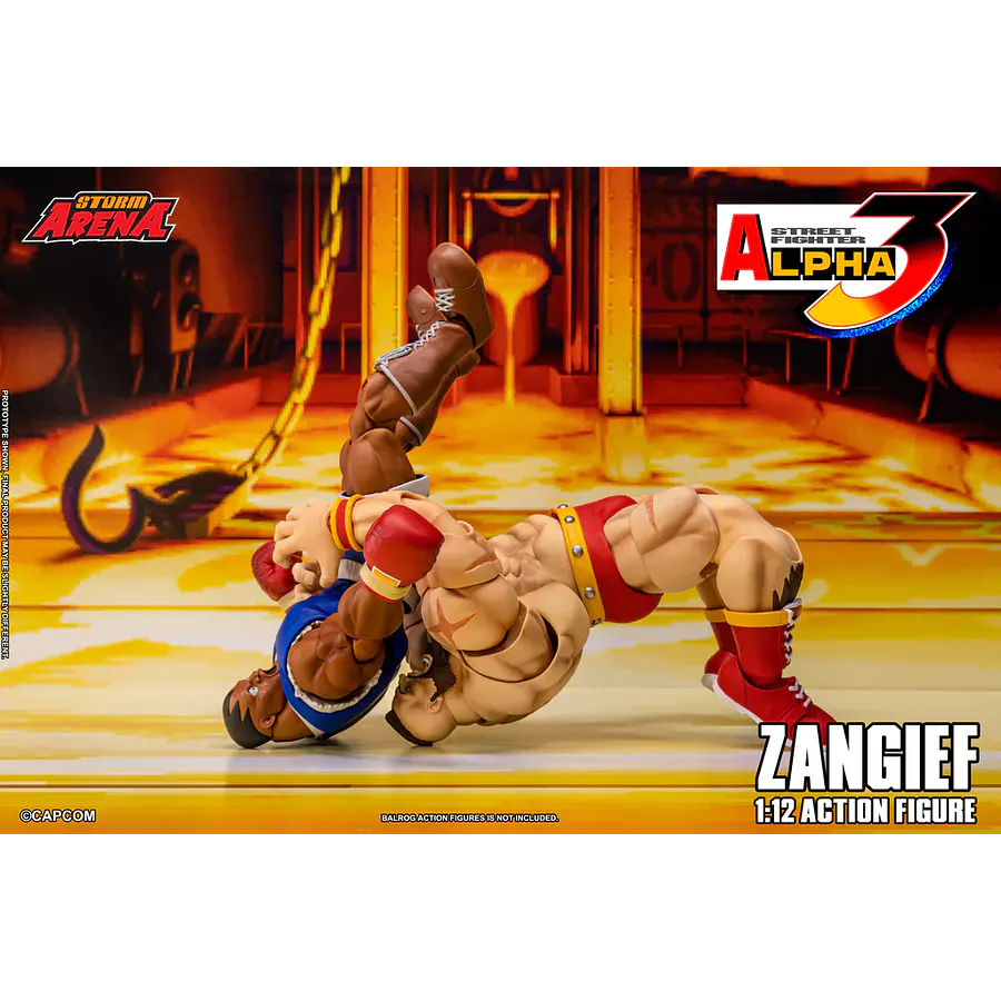 [Preventa Abierta] Street Fighter Alpha 3 Storm Arena Zangief 1/12 Scale Action Figure 18