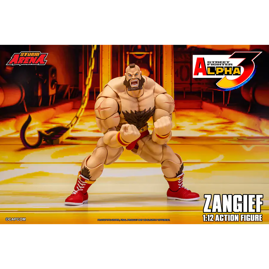 [Preventa Abierta] Street Fighter Alpha 3 Storm Arena Zangief 1/12 Scale Action Figure 19