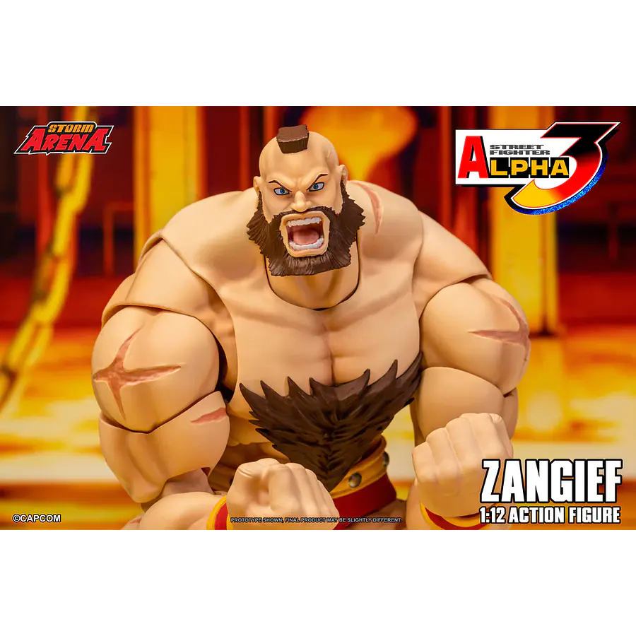 [Preventa Abierta] Street Fighter Alpha 3 Storm Arena Zangief 1/12 Scale Action Figure 20