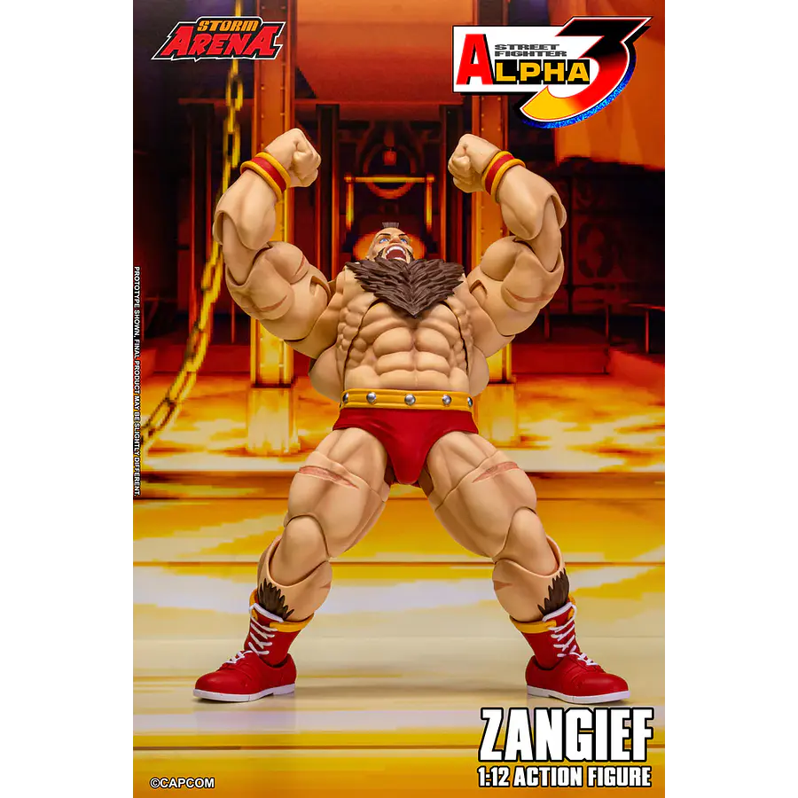 [Preventa Abierta] Street Fighter Alpha 3 Storm Arena Zangief 1/12 Scale Action Figure 21