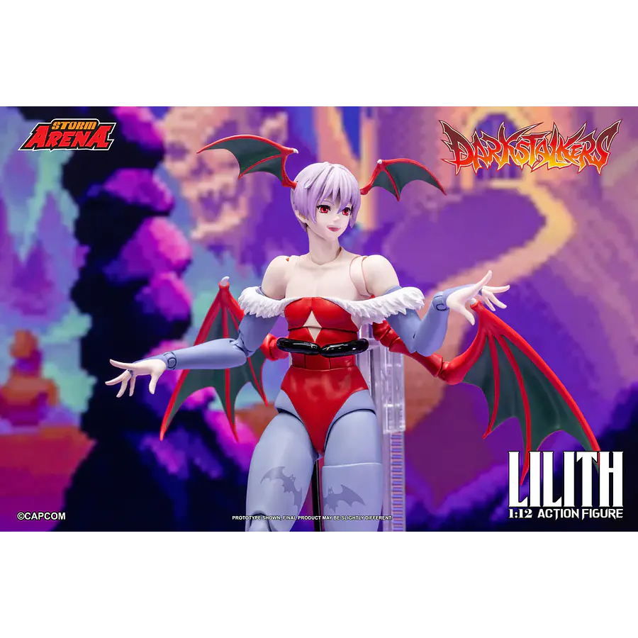 [Preventa Abierta] Darkstalkers Storm Arena Lilith 1/12 Scale Action Figure 6
