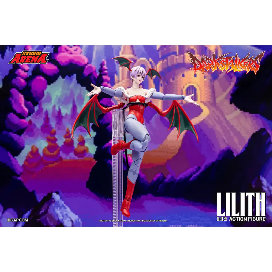 [Preventa Abierta] Darkstalkers Storm Arena Lilith 1/12 Scale Action Figure 7