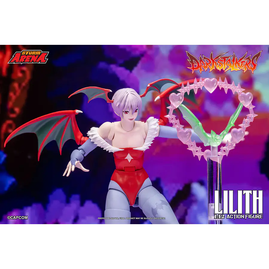 [Preventa Abierta] Darkstalkers Storm Arena Lilith 1/12 Scale Action Figure 9