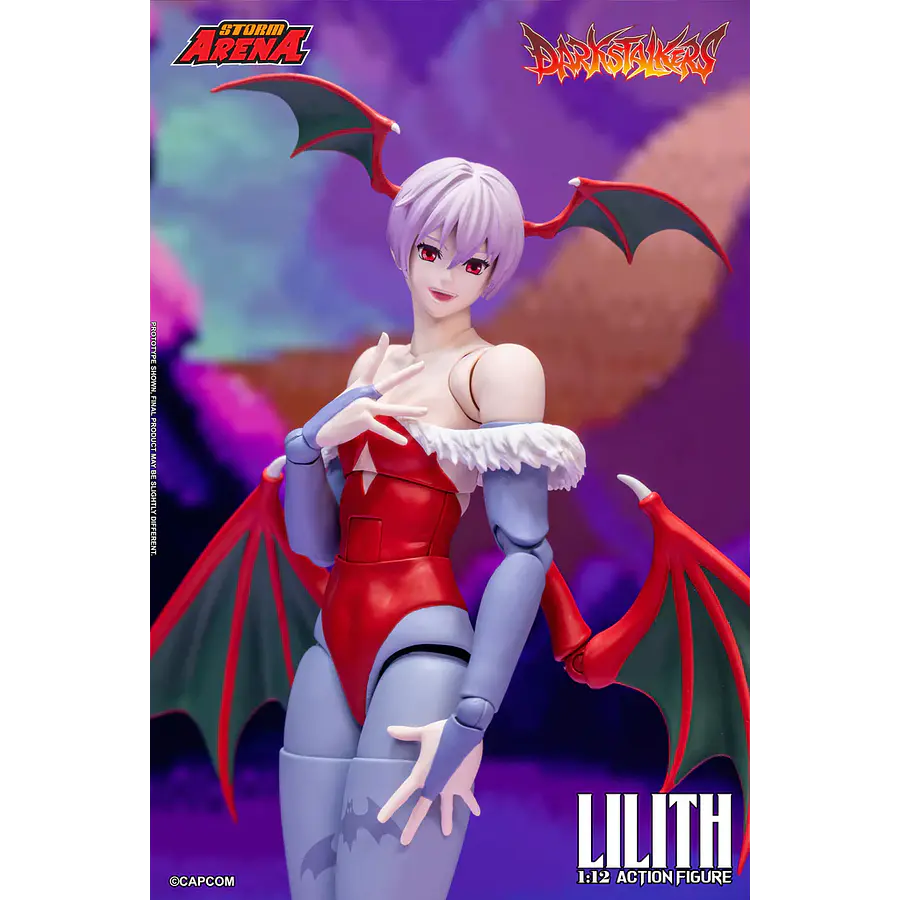 [Preventa Abierta] Darkstalkers Storm Arena Lilith 1/12 Scale Action Figure 12