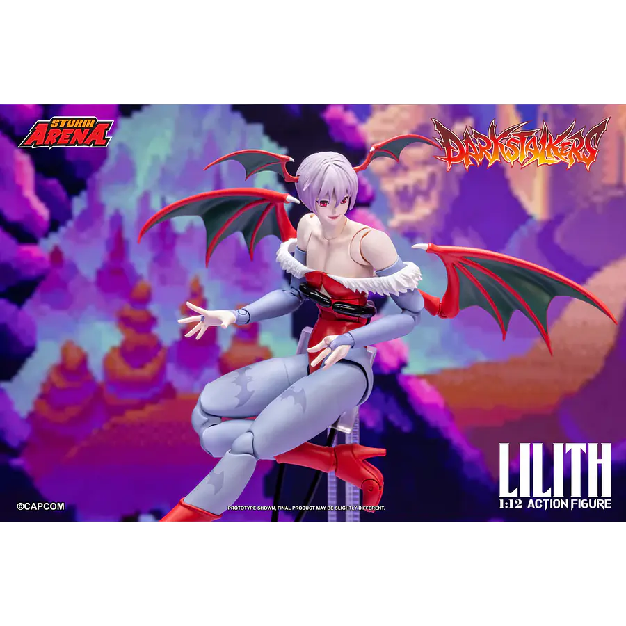 [Preventa Abierta] Darkstalkers Storm Arena Lilith 1/12 Scale Action Figure 14