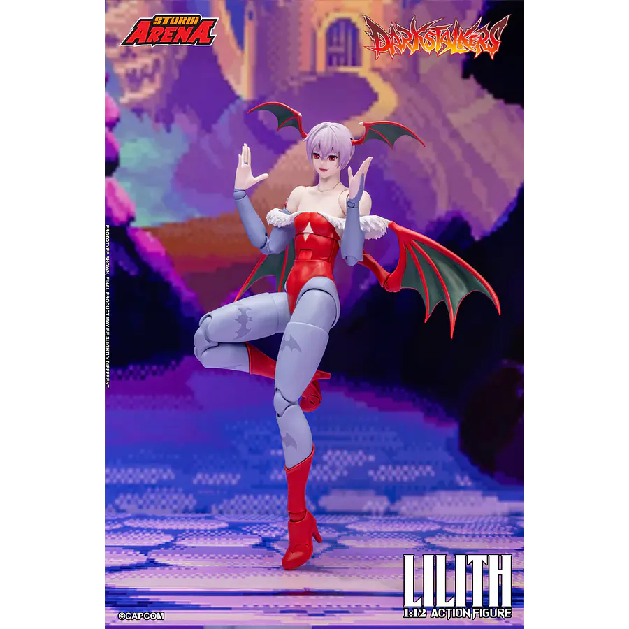 [Preventa Abierta] Darkstalkers Storm Arena Lilith 1/12 Scale Action Figure 15