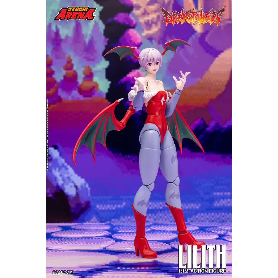 [Preventa Abierta] Darkstalkers Storm Arena Lilith 1/12 Scale Action Figure 16
