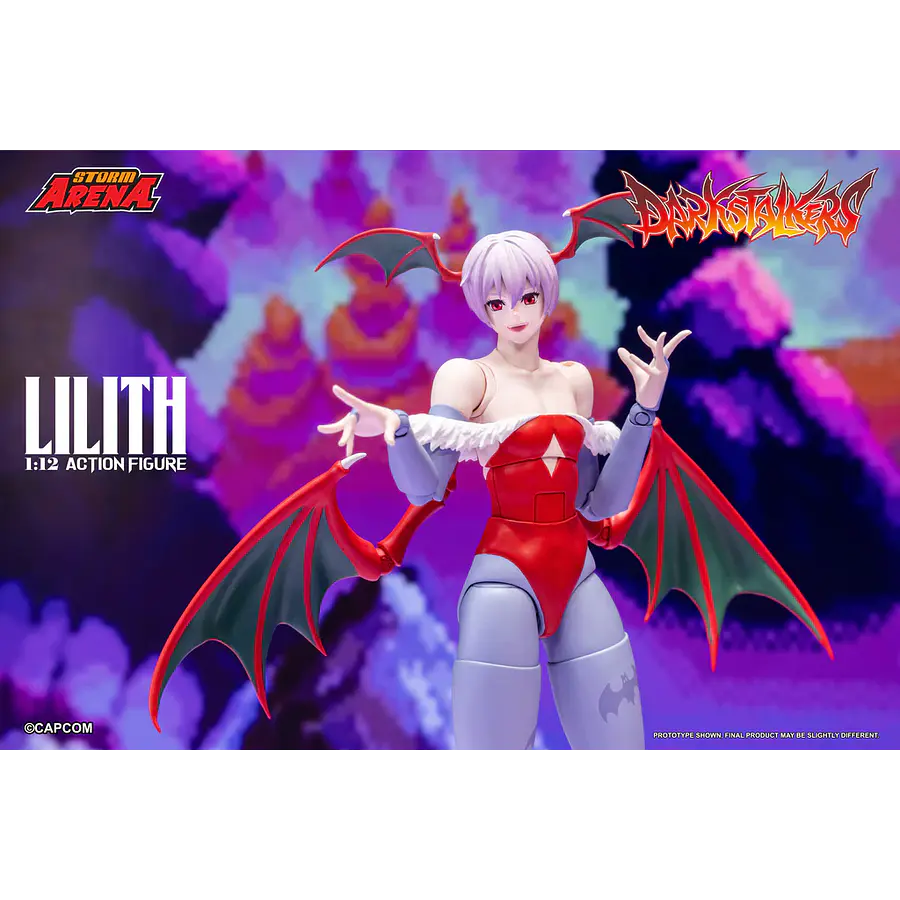[Preventa Abierta] Darkstalkers Storm Arena Lilith 1/12 Scale Action Figure 17