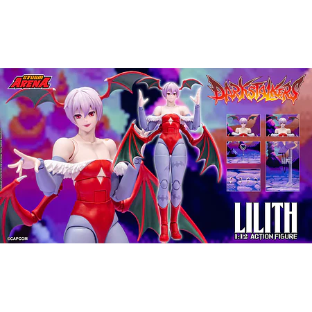 [Preventa Abierta] Darkstalkers Storm Arena Lilith 1/12 Scale Action Figure