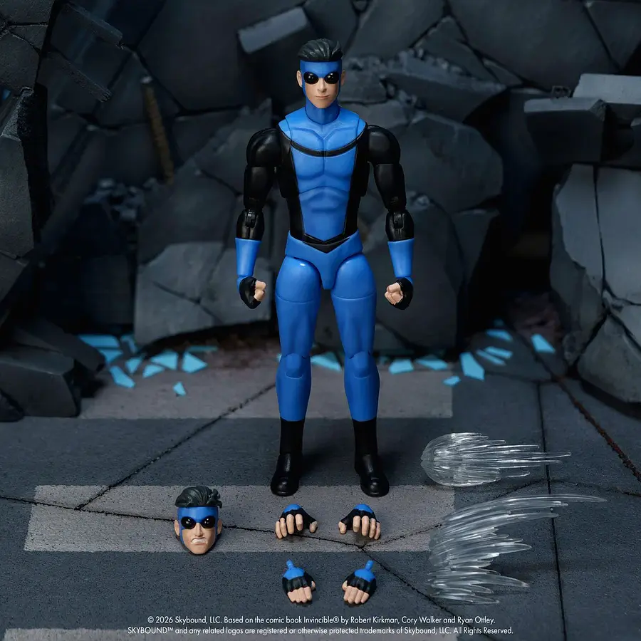 [Preventa 2 Abierta] Amazon Original Invincible: Invincible 1:12 Scale Action Figure (Wave 1) 2