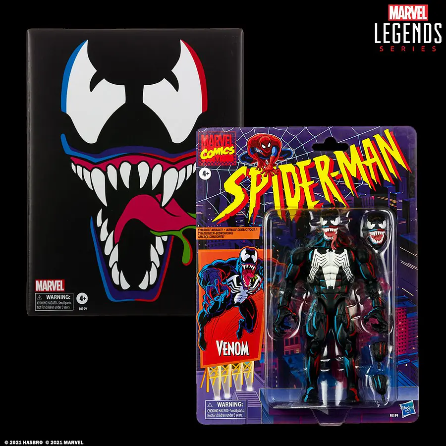 [Preventa Abierta] Marvel Legends Retro Collection Spider-Man Venom Exclusive (Restock) 2