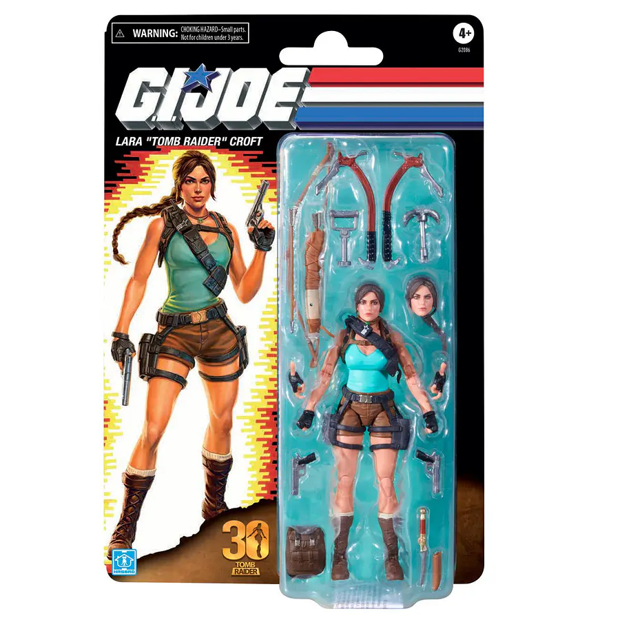 [Preventa Abierta] G.I. Joe Classified Series Retro Cardback Lara Croft Tomb Raider 6-Inch Action Figure 2