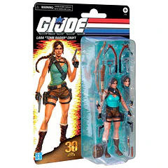 [Preventa Abierta] G.I. Joe Classified Series Retro Cardback Lara Croft Tomb Raider 6-Inch Action Figure 12
