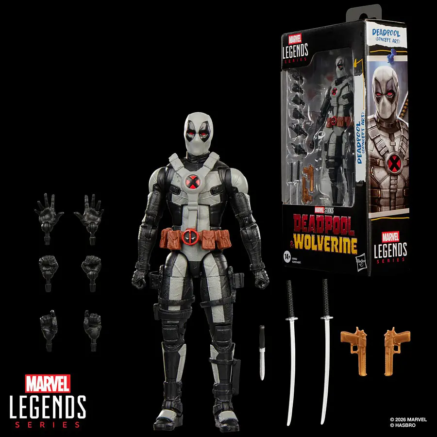 [Preventa Abierta] Deadpool & Wolverine Marvel Legends Series Deadpool (Concept Art) 3