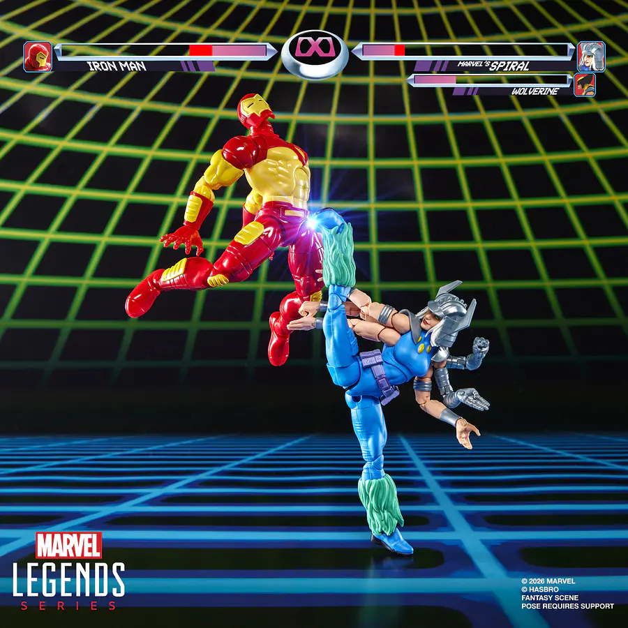 [Preventa Abierta] MARVEL LEGENDS SERIES MARVEL GAMES IRON MAN VS MARVEL’S SPIRAL 4