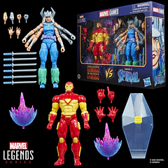 [Preventa Abierta] MARVEL LEGENDS SERIES MARVEL GAMES IRON MAN VS MARVEL’S SPIRAL 2