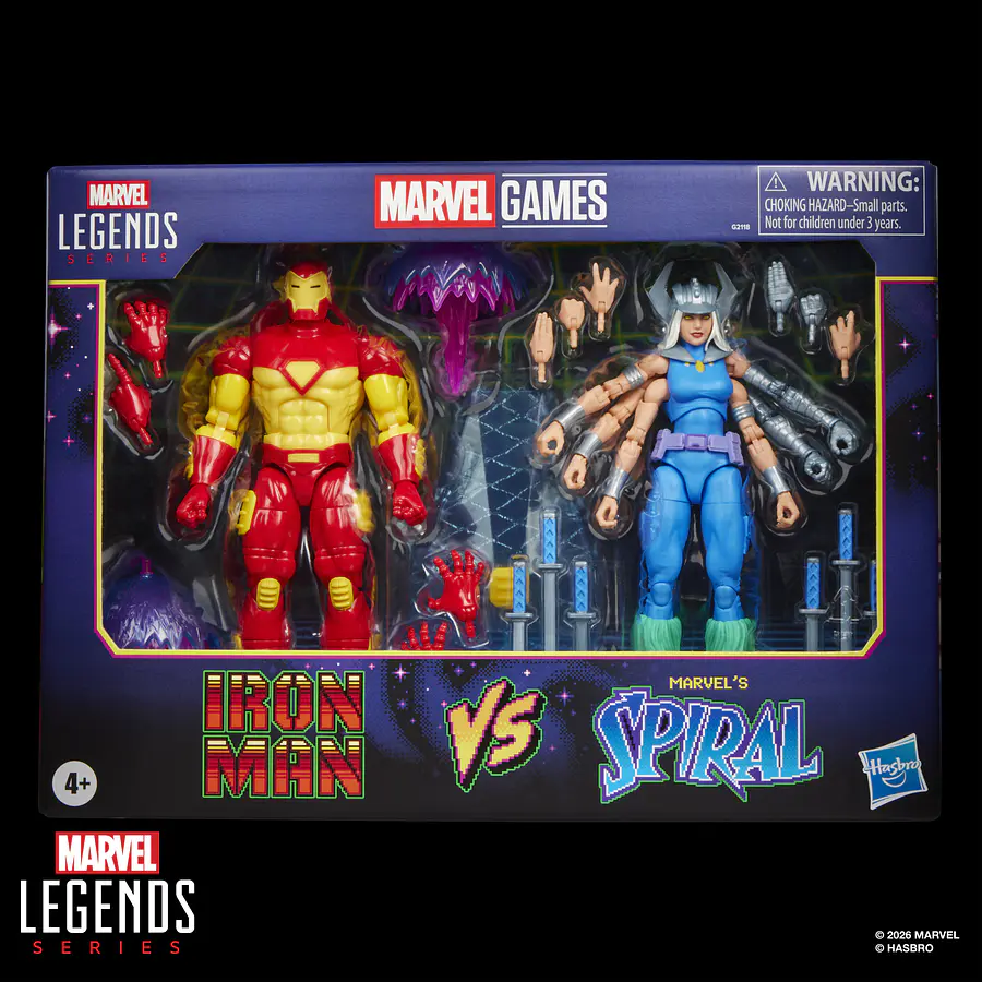 [Preventa Abierta] MARVEL LEGENDS SERIES MARVEL GAMES IRON MAN VS MARVEL’S SPIRAL 1