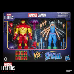 [Preventa Abierta] MARVEL LEGENDS SERIES MARVEL GAMES IRON MAN VS MARVEL’S SPIRAL 1