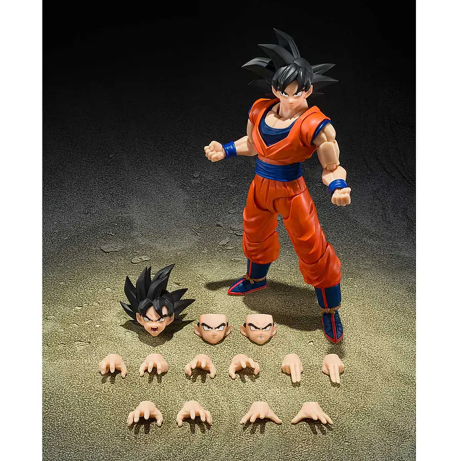 S.H.FIGUARTS SON GOKU〈THE KIND-HEARTED SAIYAN〉DRAGON BALL Z (God Aura) (USA Ver.) 2